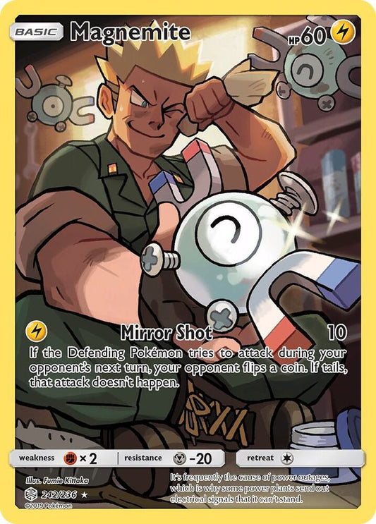Magnemite Secret 242/236 (SM - Cosmic Eclipse)  - Holofoil