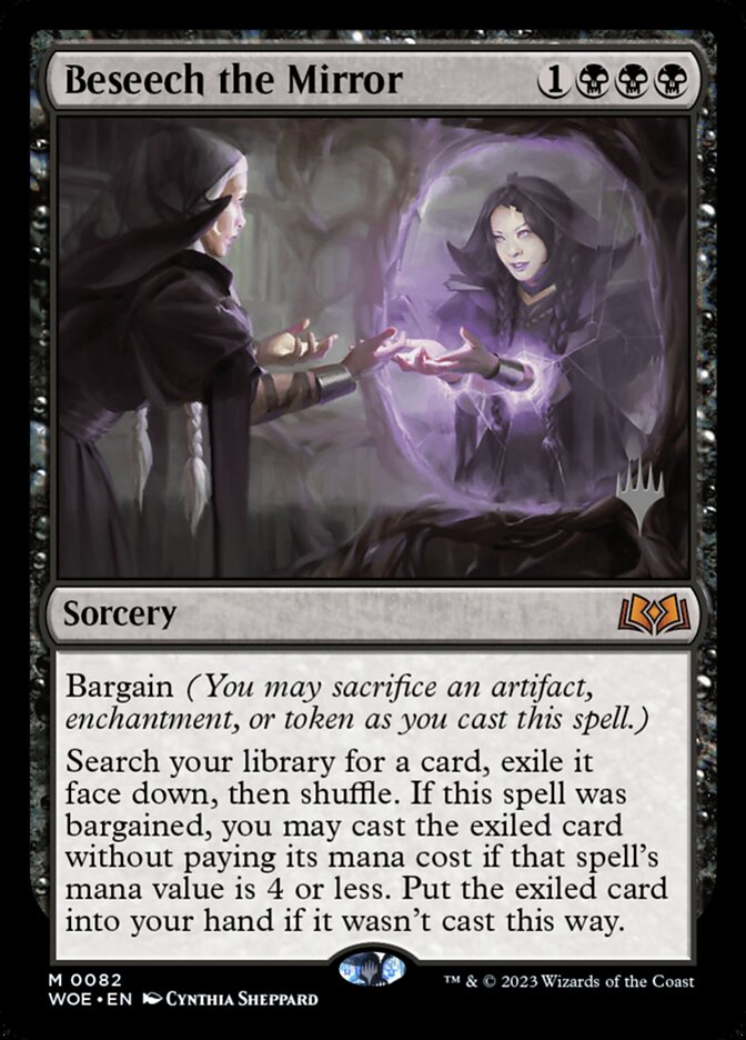 Beseech the Mirror 82p/200 (Promo Pack: Wilds of Eldraine)  - Foil