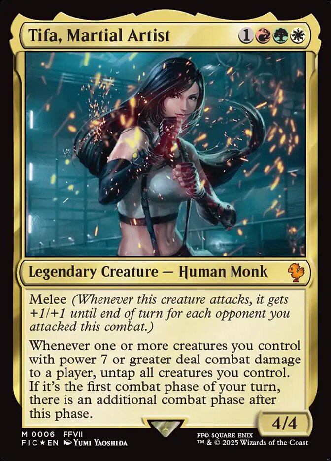 Tifa, Martial Artist 6 (Commander: FINAL FANTASY)  - Foil