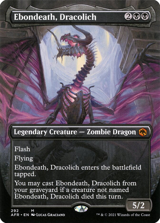 Ebondeath, Dracolich 292/281 (Adventures in the Forgotten Realms)  - Foil