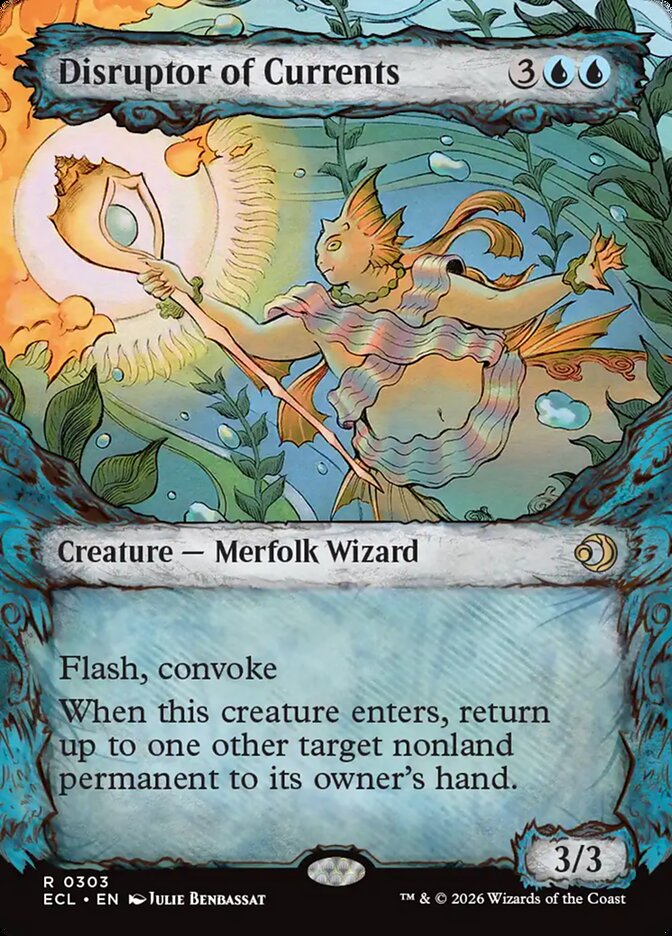 Disruptor of Currents  303/273 (Lorwyn Eclipsed)  - Showcase Foil