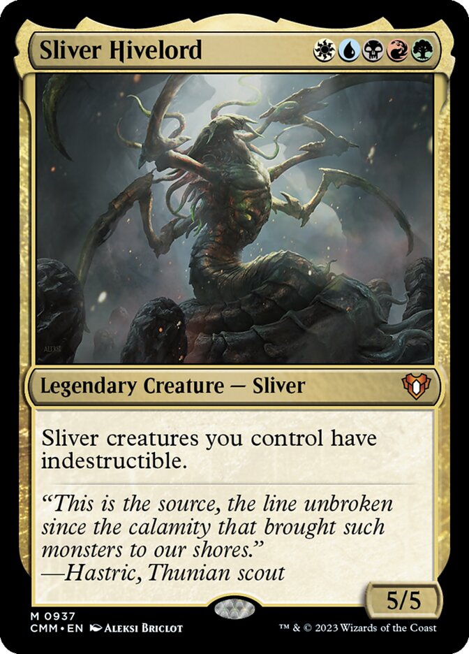 Sliver Hivelord 937/451 (Commander Masters) 