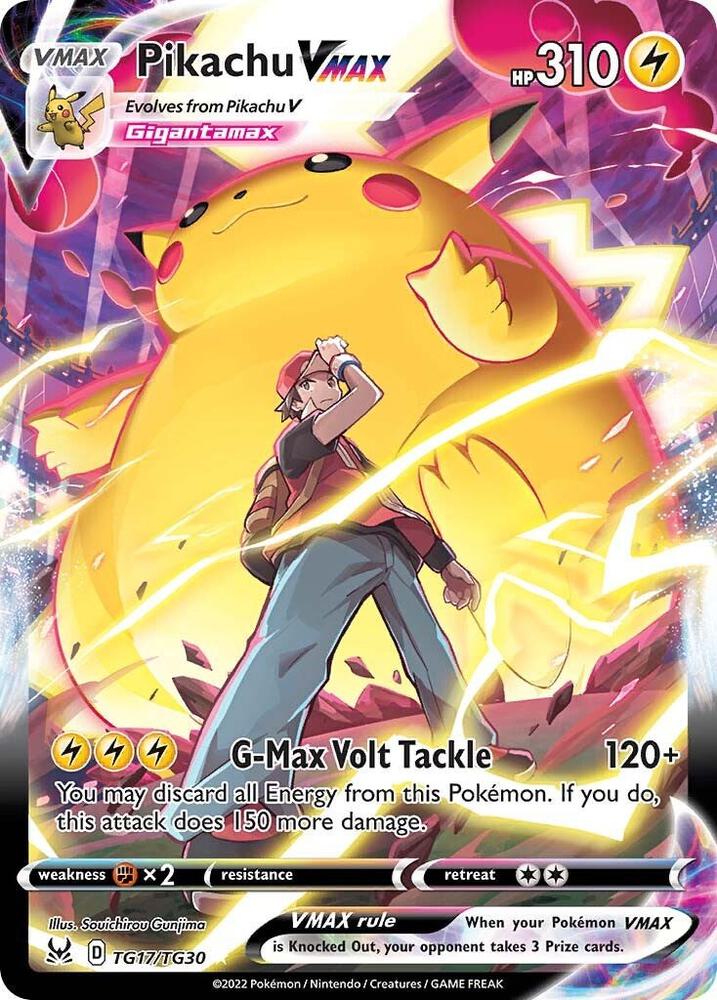 Pikachu VMAX TG17/TG30 (SWSH11: Lost Origin Trainer Gallery)  - Holofoil