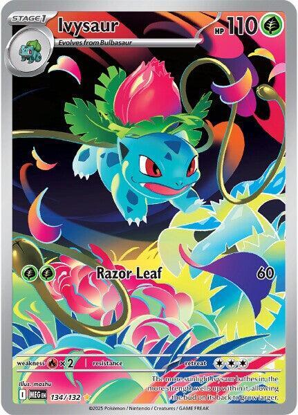 Ivysaur 134/132 (ME01: Mega Evolution)  - Holofoil