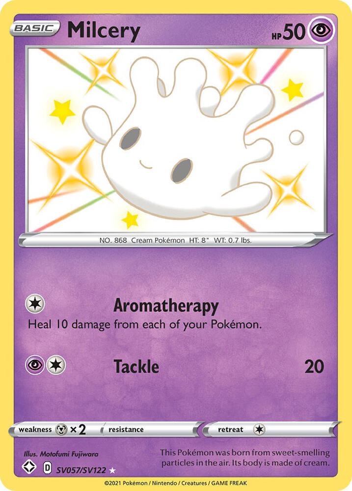 Milcery SV057/SV122 (Shining Fates: Shiny Vault)  - Holofoil