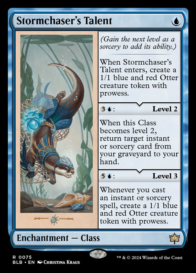 Stormchaser's Talent 75 (Bloomburrow) 