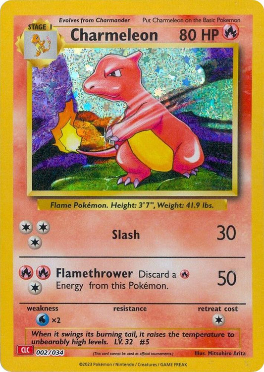 Charmeleon 002/034 (Trading Card Game Classic)  - Holofoil