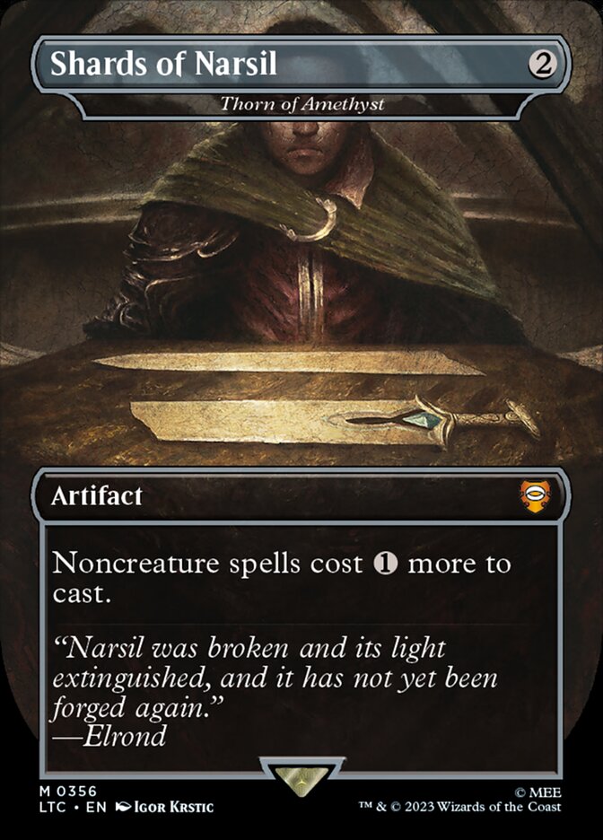 Shards of Narsil - Thorn of Amethyst 356 (Commander: The Lord of the Rings: Tales of Middle-earth)  - Borderless
