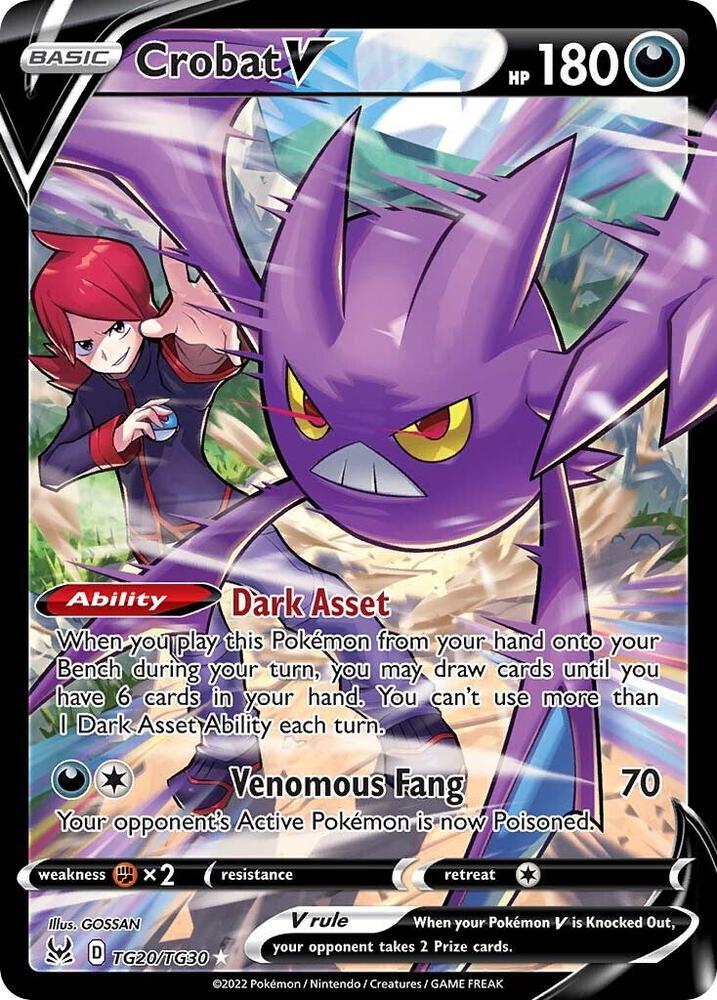 Crobat V TG20/TG30 (SWSH11: Lost Origin Trainer Gallery)  - Holofoil