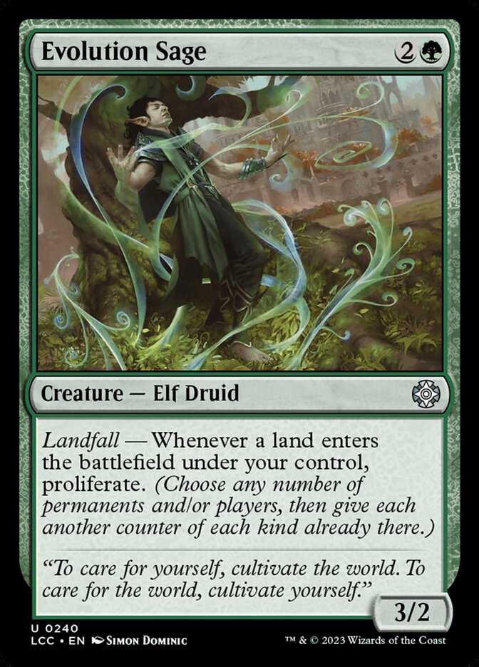 Evolution Sage 240/370 (Commander: The Lost Caverns of Ixalan) 