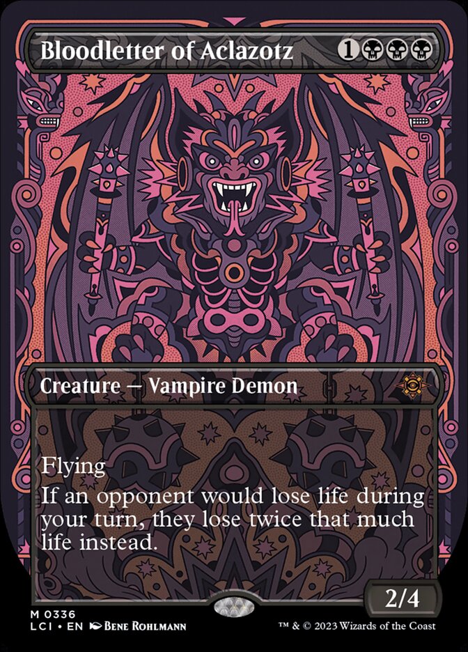 Bloodletter of Aclazotz 336 (The Lost Caverns of Ixalan)  - Borderless