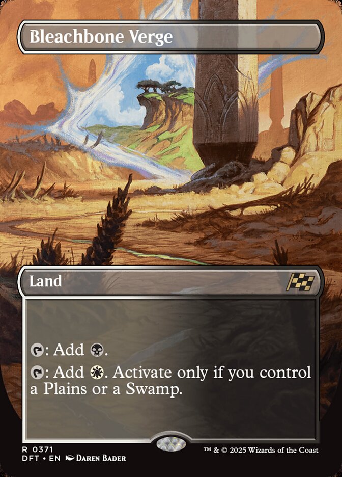 Bleachbone Verge 371/291 (Aetherdrift)  - Borderless Foil