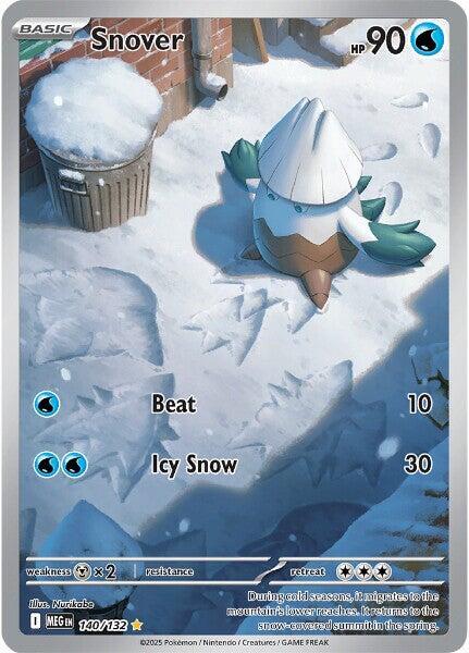 Snover 140/132 (ME01: Mega Evolution)  - Holofoil