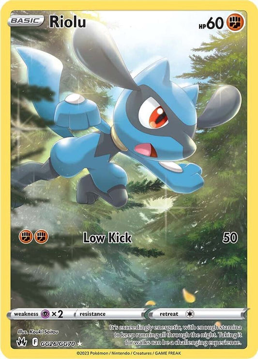 Riolu GG26/GG70 (SWSH: Crown Zenith: Galarian Gallery)  - Holofoil