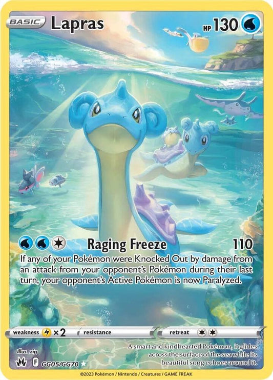 Lapras GG05/GG70 (SWSH: Crown Zenith: Galarian Gallery)  - Holofoil