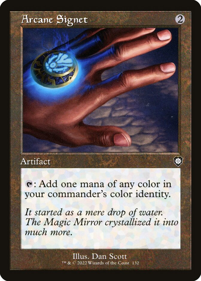 Arcane Signet Retro Frame 132 (Commander: The Brothers' War) 