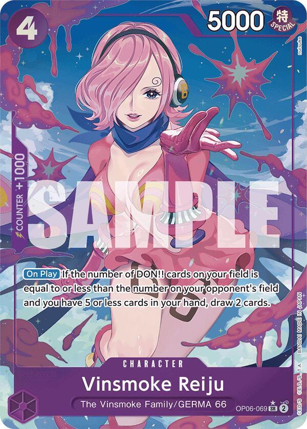 Vinsmoke Reiju OP06-069 (Premium Booster -The Best-)  - Alternate Art Foil