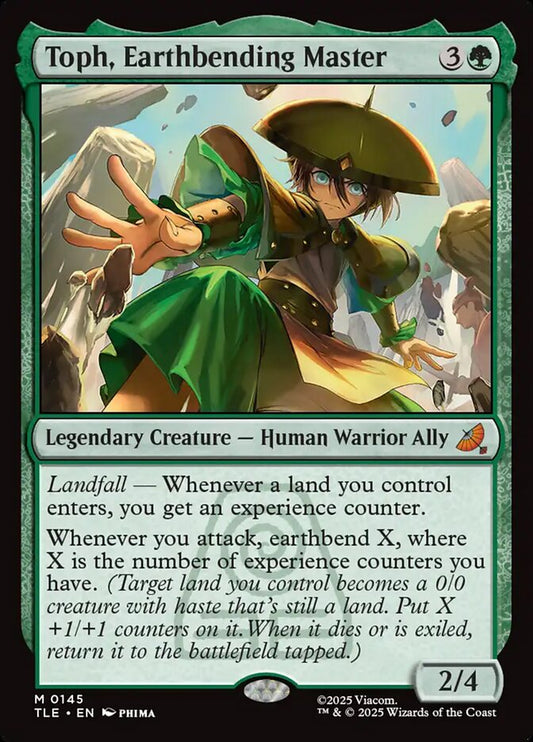 Toph, Earthbending Master 145/317 (Avatar: The Last Airbender: Eternal-Legal)  - Foil
