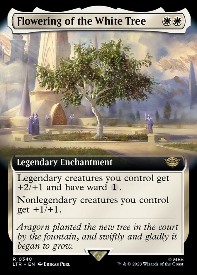 Flowering of the White Tree 348 (Universes Beyond: The Lord of the Rings: Tales of Middle-earth)  - Extended Art