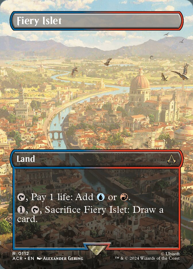 Fiery Islet 112/110 (Universes Beyond: Assassin's Creed)  - Borderless