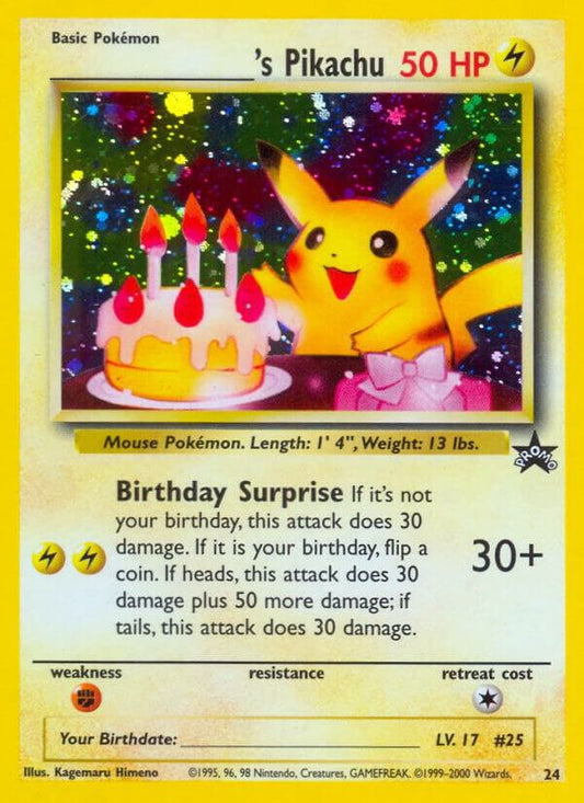 ______'s Pikachu 24/53 (WoTC Promo)  - Holofoil