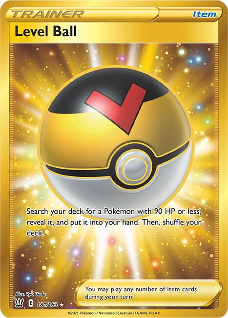 Level Ball Secret 181/163 (SWSH05: Battle Styles)  - Holofoil