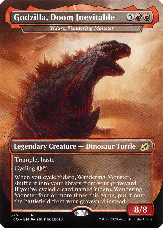 Godzilla, Doom Inevitable - Yidaro, Wandering Monster 375/274 (Ikoria: Lair of Behemoths) 
