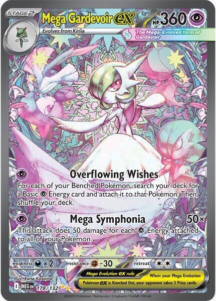 Mega Gardevoir ex 178/132 (ME01: Mega Evolution)  - Holofoil