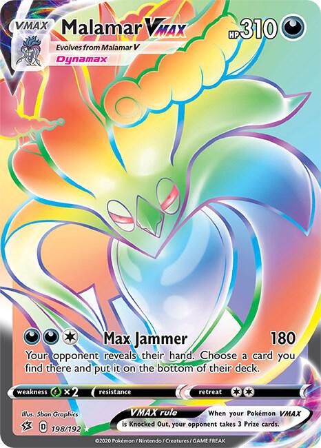 Malamar VMAX Secret 198/192 (SWSH02: Rebel Clash)  - Holofoil