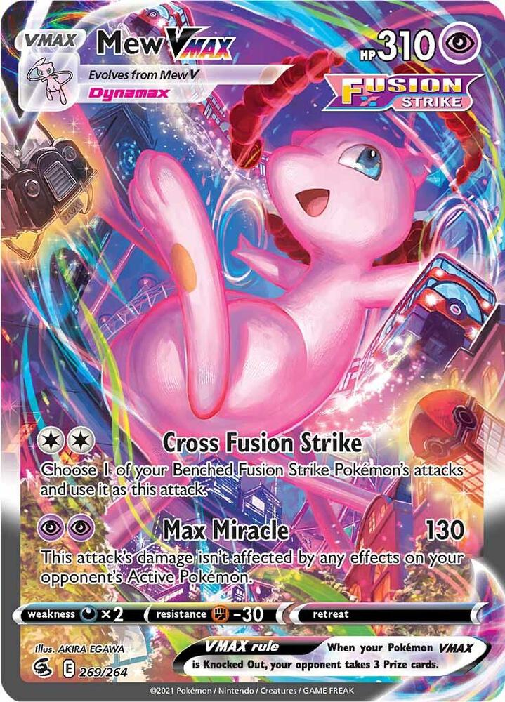 Mew VMAX 269/264 (SWSH08: Fusion Strike)  - Holofoil