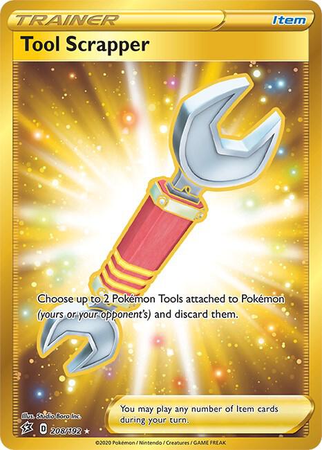 Tool Scrapper Secret 208/192 (SWSH02: Rebel Clash)  - Holofoil