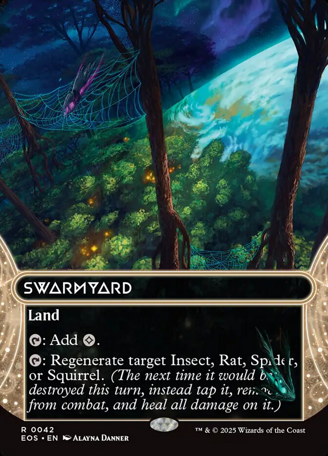 Swarmyard  42/45 (Edge of Eternities: Stellar Sights)  - Borderless Foil