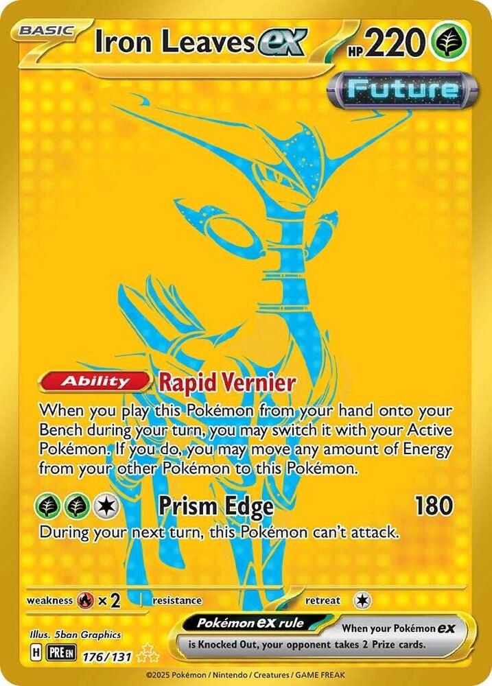 Iron Leaves ex 176/131 (SV: Prismatic Evolutions)  - Holofoil