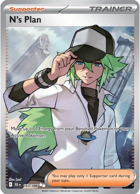 N's Plan 163/086 (SV: Black Bolt)  - Holofoil