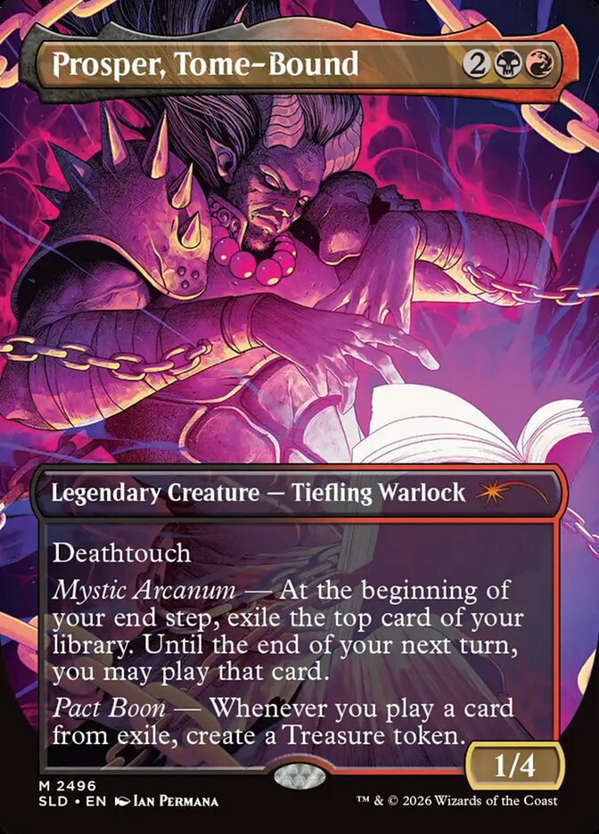 Prosper, Tome-Bound 2496 (Secret Lair Drop Series)  - Borderless Foil