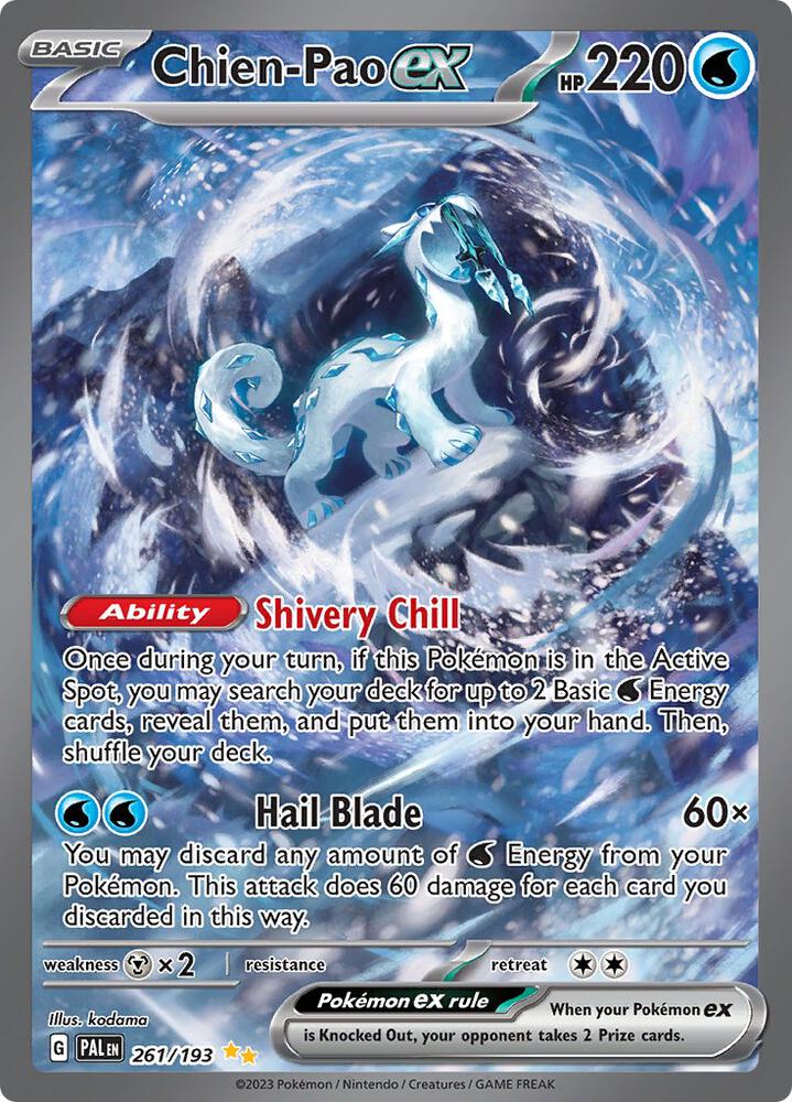Chien-Pao ex 261/193 (SV02: Paldea Evolved)  - Holofoil
