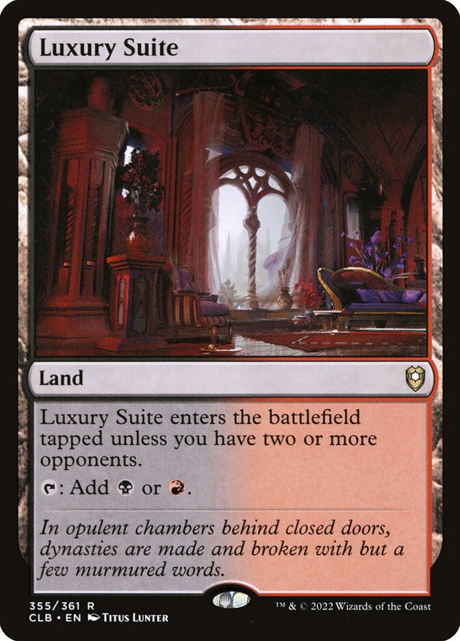 Luxury Suite 355 (Commander Legends: Battle for Baldur's Gate) 