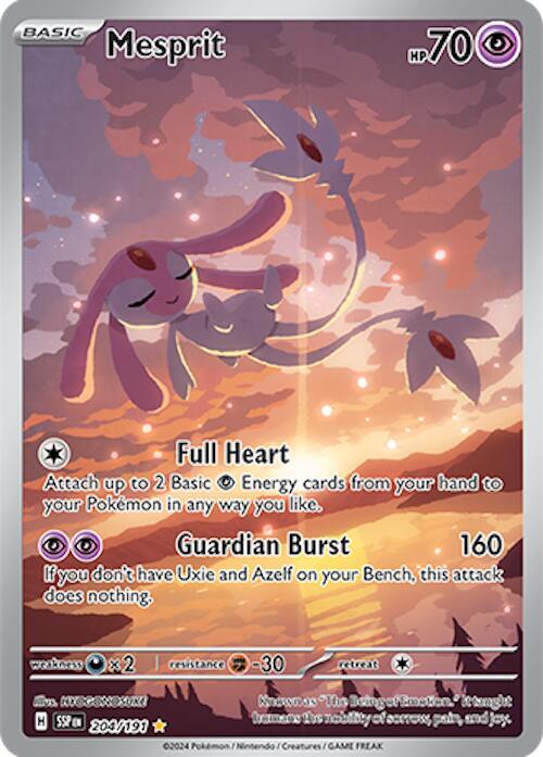 Mesprit 204/191 (SV08: Surging Sparks)  - Holofoil