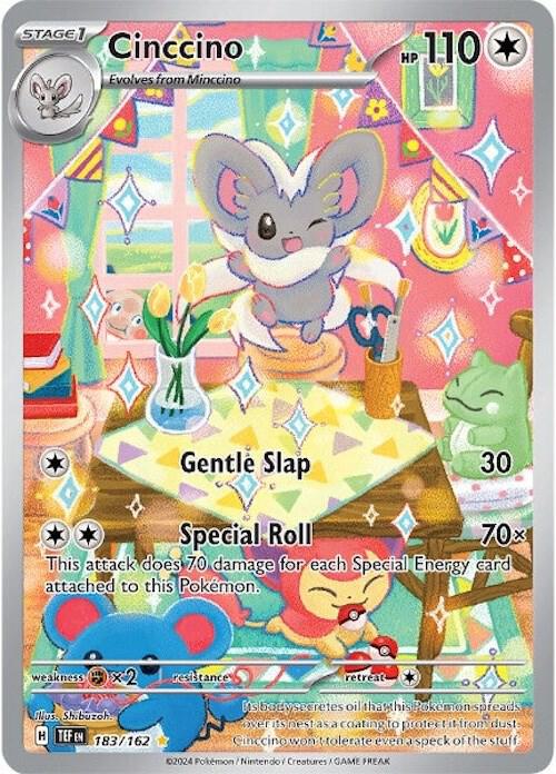 Cinccino 183/162 (SV05: Temporal Forces)  - Holofoil
