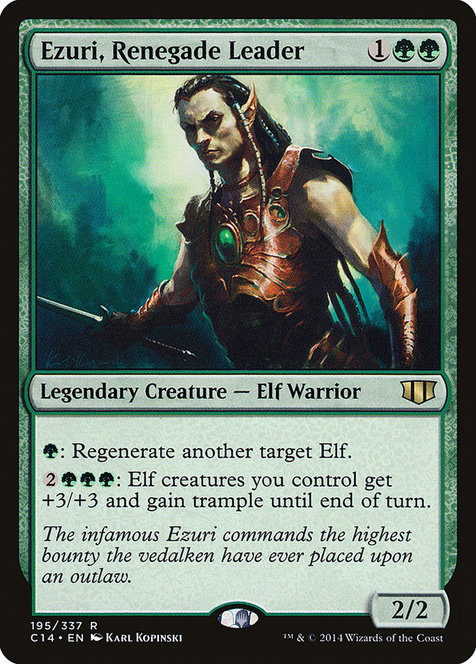 Ezuri, Renegade Leader 195/337 (Commander 2014) 