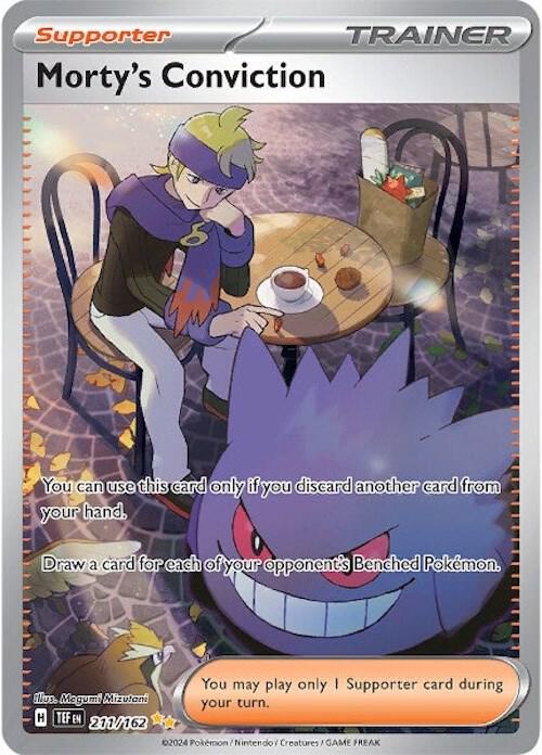 Morty's Conviction 211/162 (SV05: Temporal Forces)  - Holofoil