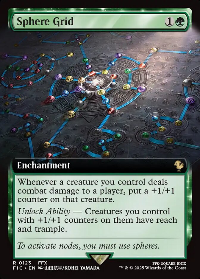 Sphere Grid 123 (Commander: FINAL FANTASY)  - Extended Art