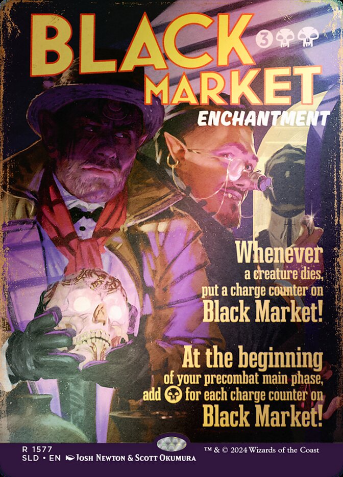 Black Market 1577 (Secret Lair Drop Series)  - Borderless Rainbow Foil