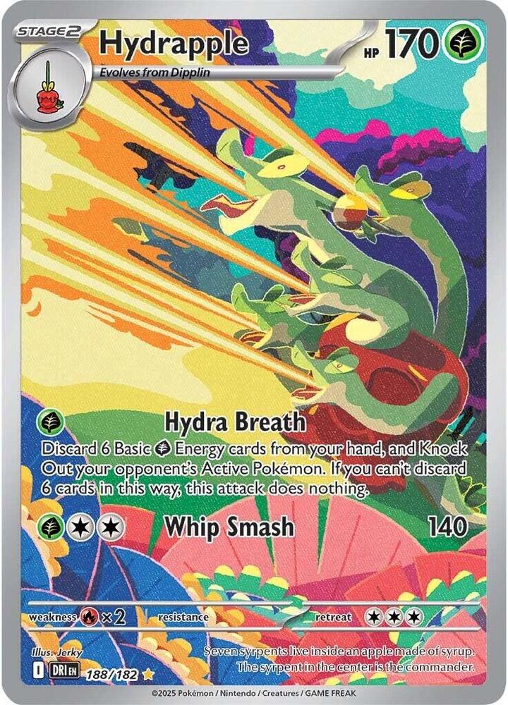 Hydrapple 188/182 (SV10: Destined Rivals)  - Holofoil