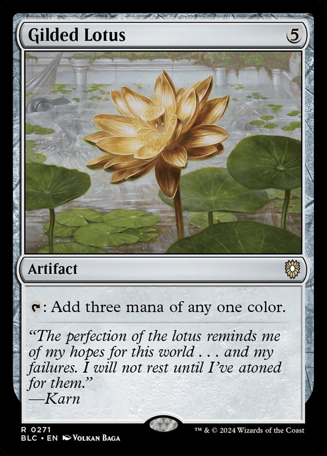 Gilded Lotus 271 (Commander: Bloomburrow) 