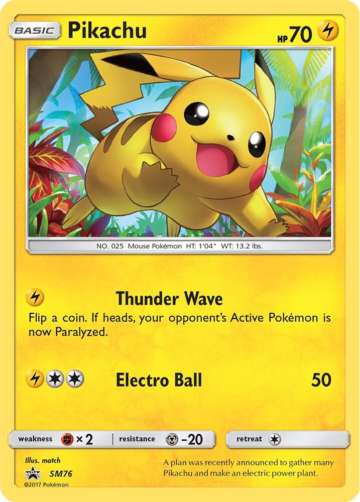 Pikachu SM76 (SM Promos)  - Holofoil