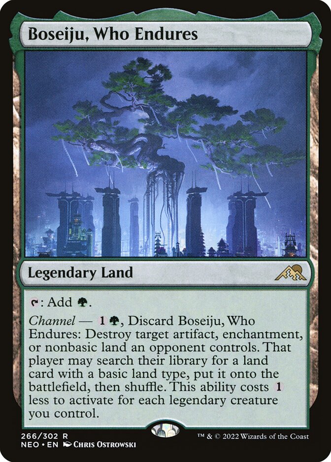 Boseiju, Who Endures 266/302 (Kamigawa: Neon Dynasty) 