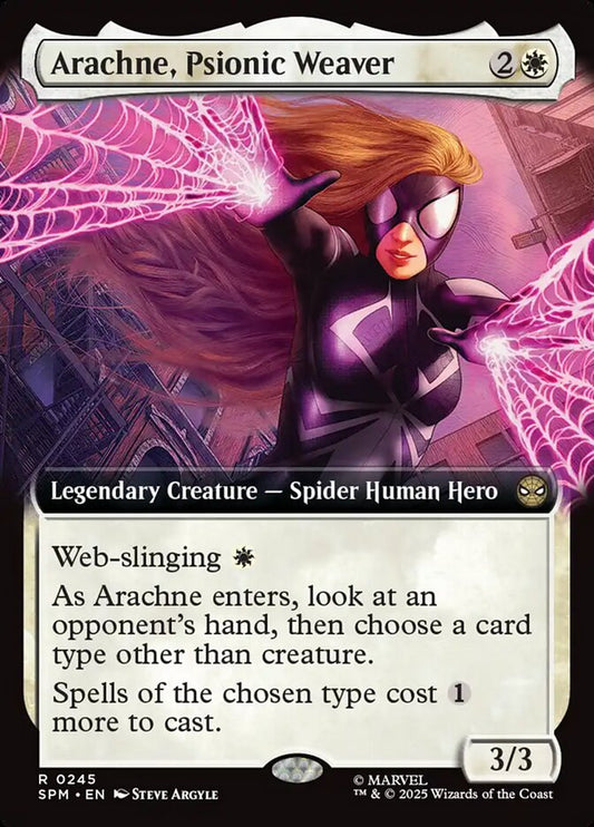 Arachne, Psionic Weaver 245/198 (Marvel's Spider-Man)  - Extended Art