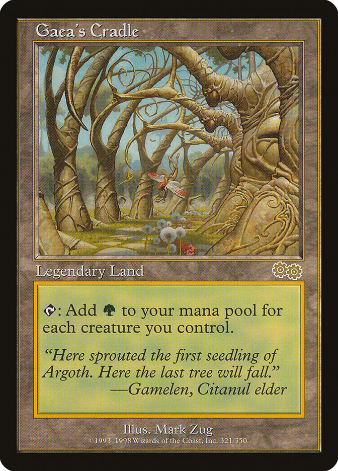 Gaea's Cradle 321/350 (Urza's Saga) 