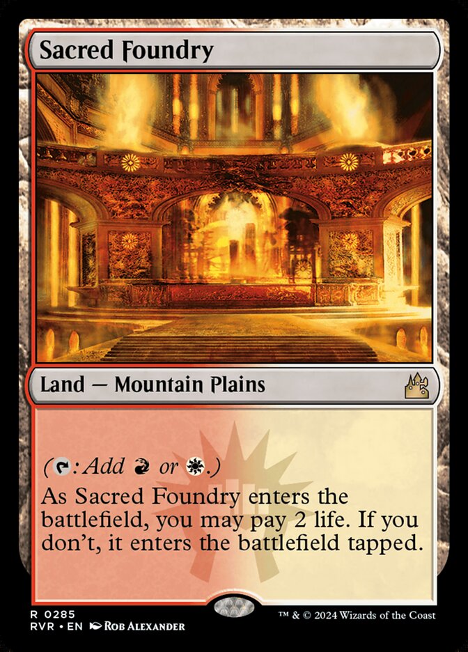 Sacred Foundry 285 (Ravnica Remastered) 